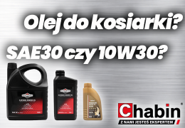 Olej do kosiarki SAE30 czy 10W30 – który wybrać do kosiarki spalinowej?