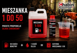 Miszanka 1 do 50 – jak przygotować mieszankę paliwową 1:50 do silnika dwusuwowego?