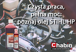 Czysta praca, pełna moc: poznaj olej STIHL HP dostępny w panelu B2B