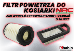 Filtr powietrza do kosiarki NAC – jak wybrać odpowiedni model i zadbać o silnik?