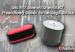 Jaki filtr powietrza do kosiarki wybrać? - w Chabin mamy odpowiedź