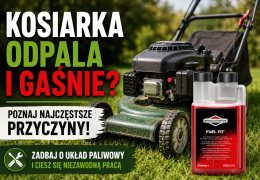 Kosiarka odpala i gaśnie – najczęstsze przyczyny i diagnoza krok po kroku