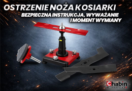 Ostrzenie noża kosiarki – bezpieczna instrukcja, wyważenie i moment wymiany